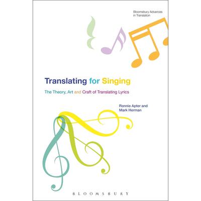 预售 Translating For Singing英文原版 Bloomsbury