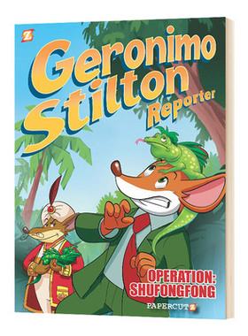 正版 老鼠记者 全彩漫画小说1 英文原版 Geronimo Stilton Rep