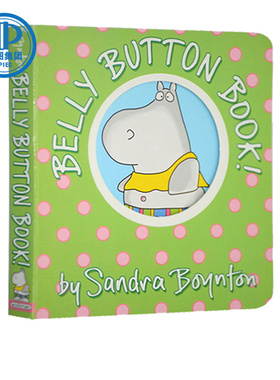 英文原版 Belly Button Book 纸板书 桑德拉博因顿启蒙经典系列 S