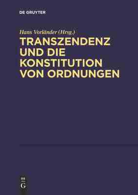 预售 按需印刷 Transzendenz und die Konstitution von Ordnungen