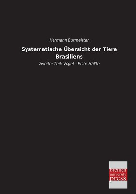 预售 按需印刷 Systematische Ubersicht Der Tiere Brasiliens德语ger