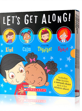 现货 学乐 scholastic 幼儿情商培养  Let's get along Social Skills  社交技巧培养