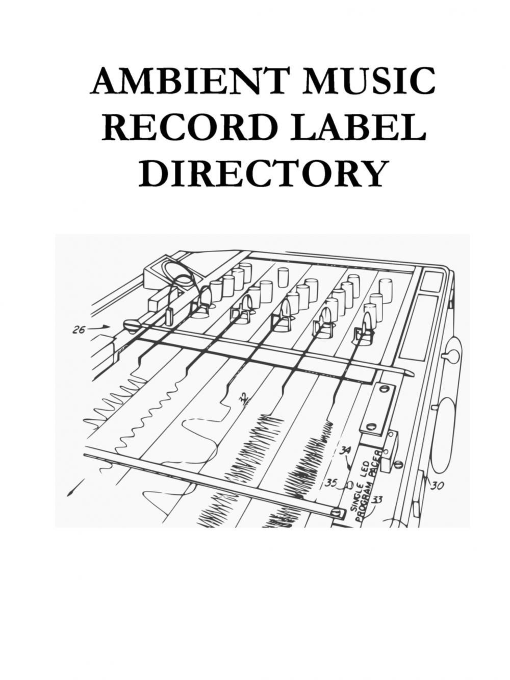 【预售 按需印刷】Ambient Music Record Label Directory 书籍/杂志/报纸 艺术类原版书 原图主图