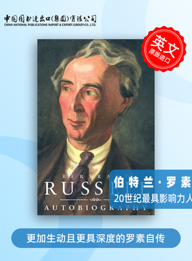 预售 The Autobiography of Bertrand Russell 伯特兰罗素自传 英文原版  预售 [9780415228626]
