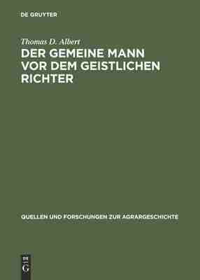 预售 按需印刷 Der gemeine Mann vor dem geistlichen Richter