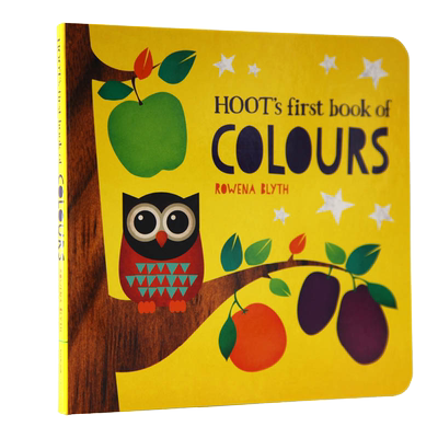 英文进口 颜色Hoot's First Book of Colours 绘本 儿童启蒙认知图书 卡板 纸板撕不烂书籍纸板书 颜色认知 亲子互动