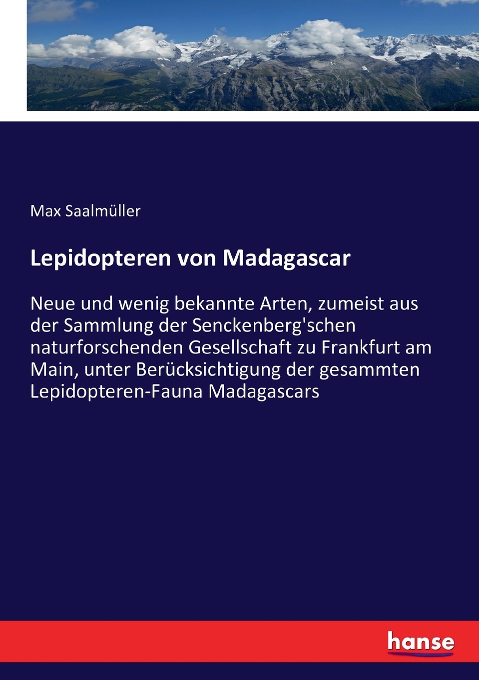 预售按需印刷 Lepidopteren von Madagascar德语ger