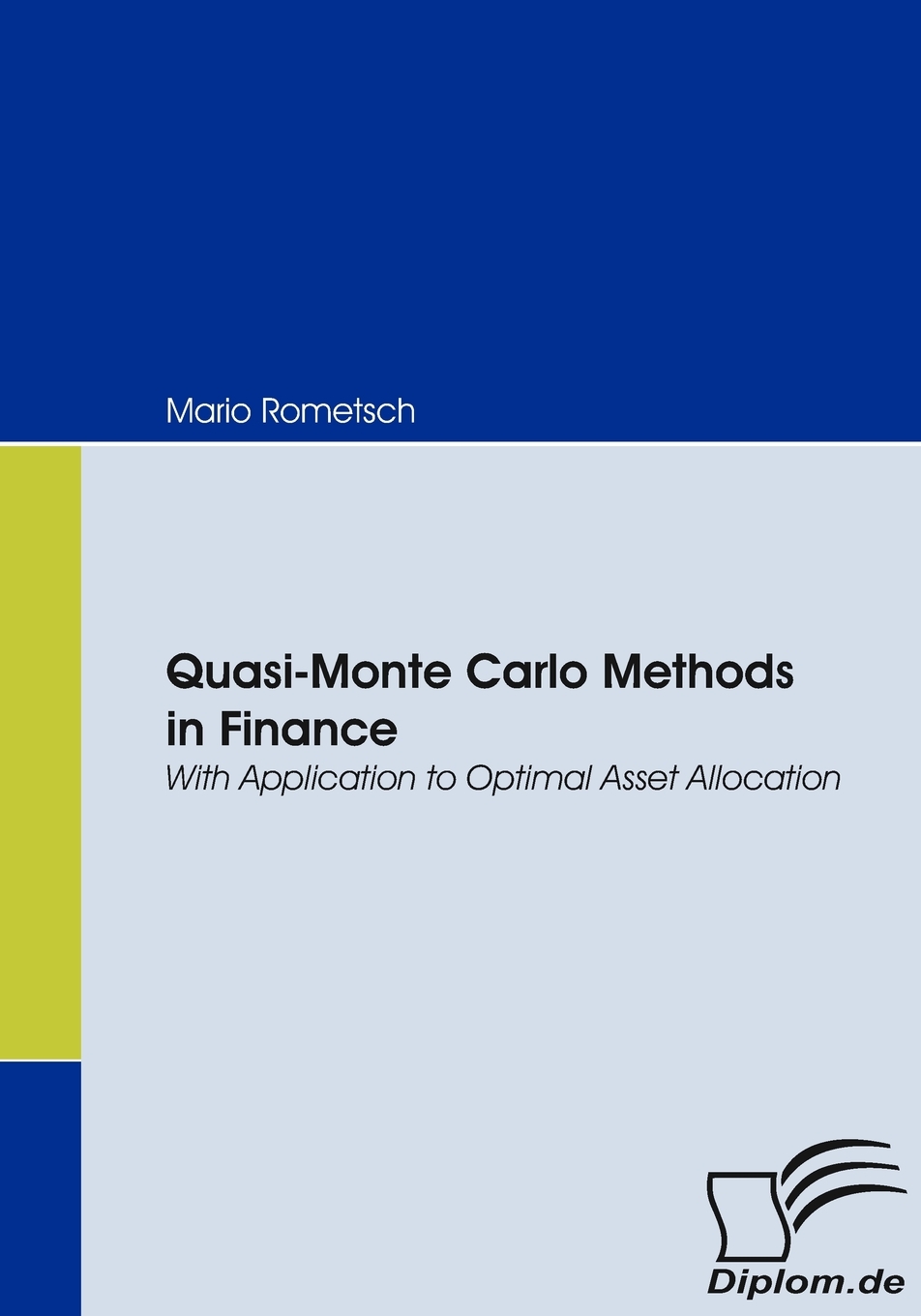预售按需印刷Quasi-Monte Carlo Methods in Finance