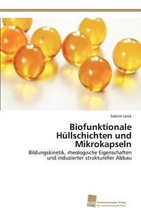 und 预售 Hüllschichten 按需印刷Biofunktionale Mikrokapseln德语ger