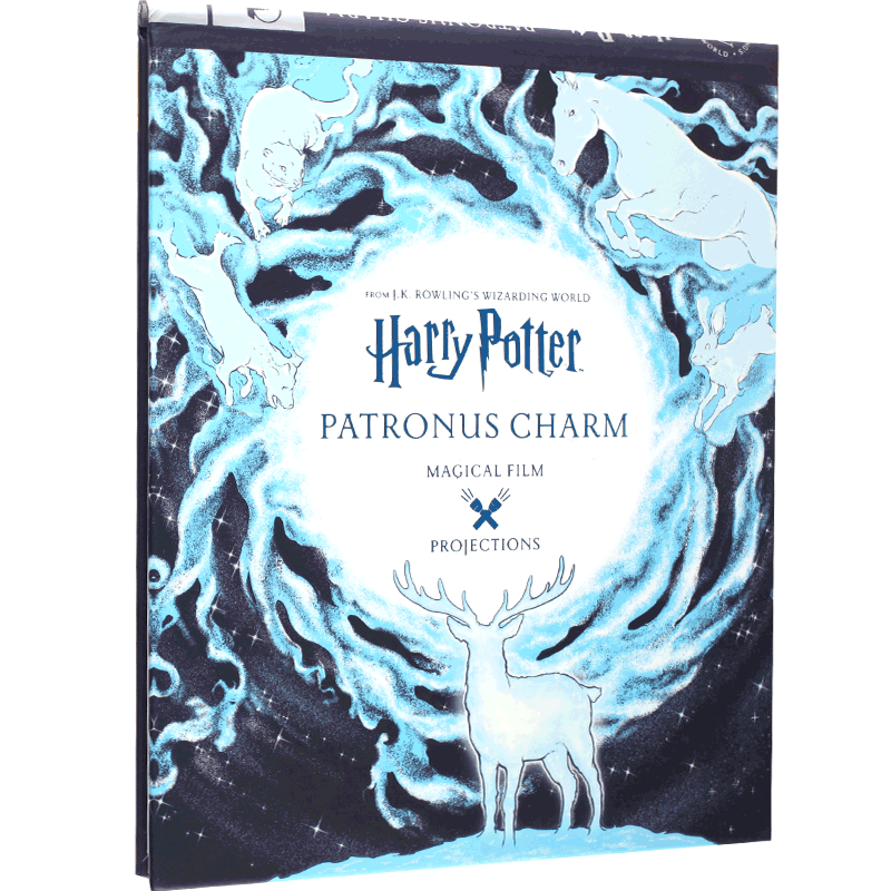 哈利波特魔法电影投影：守护神咒 英文原版 Harry Potter: Magical Film Projections: Patronus Charm 哈利波特电影 中图