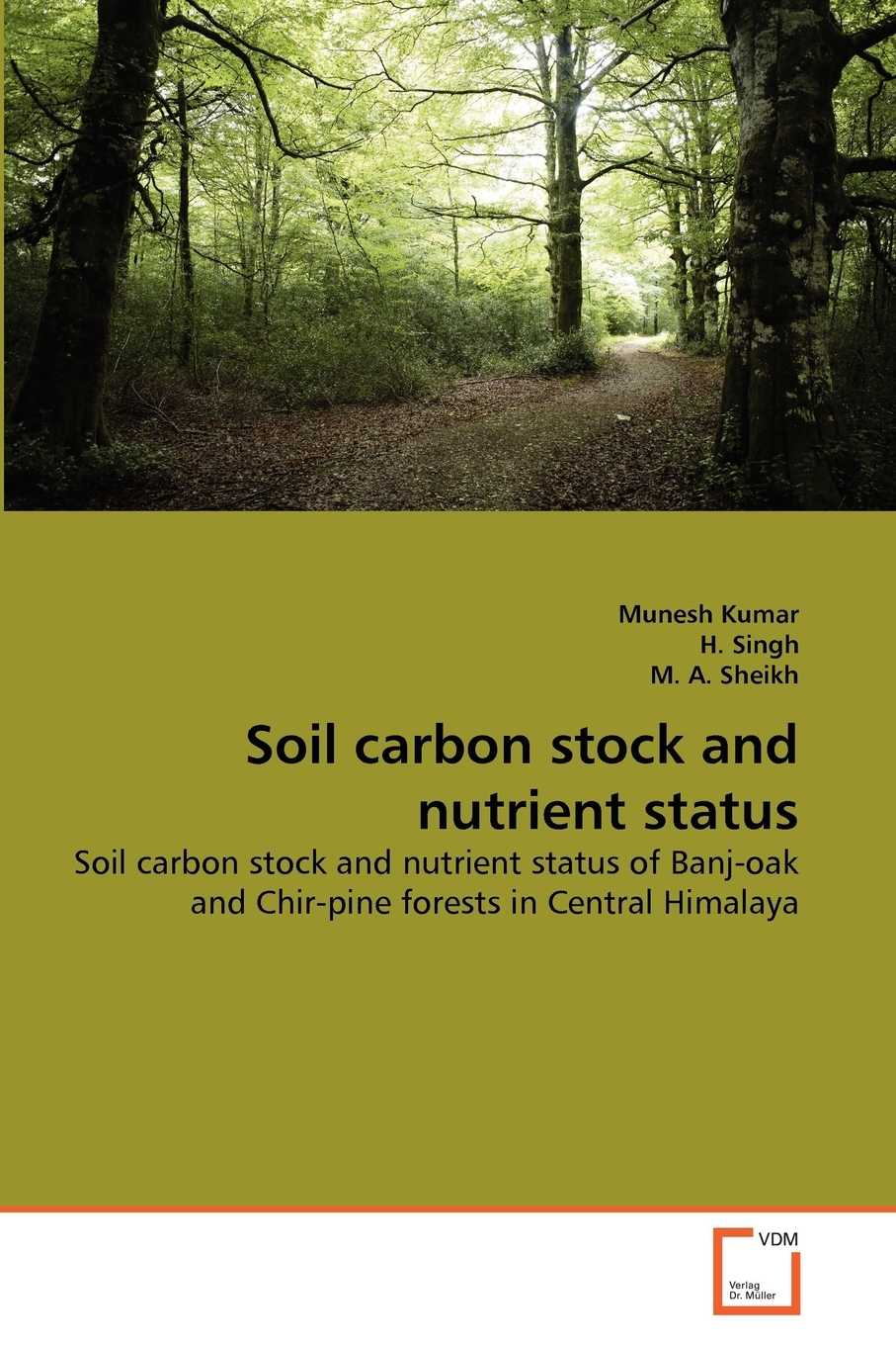 预售按需印刷Soil carbon stock and nutrient status