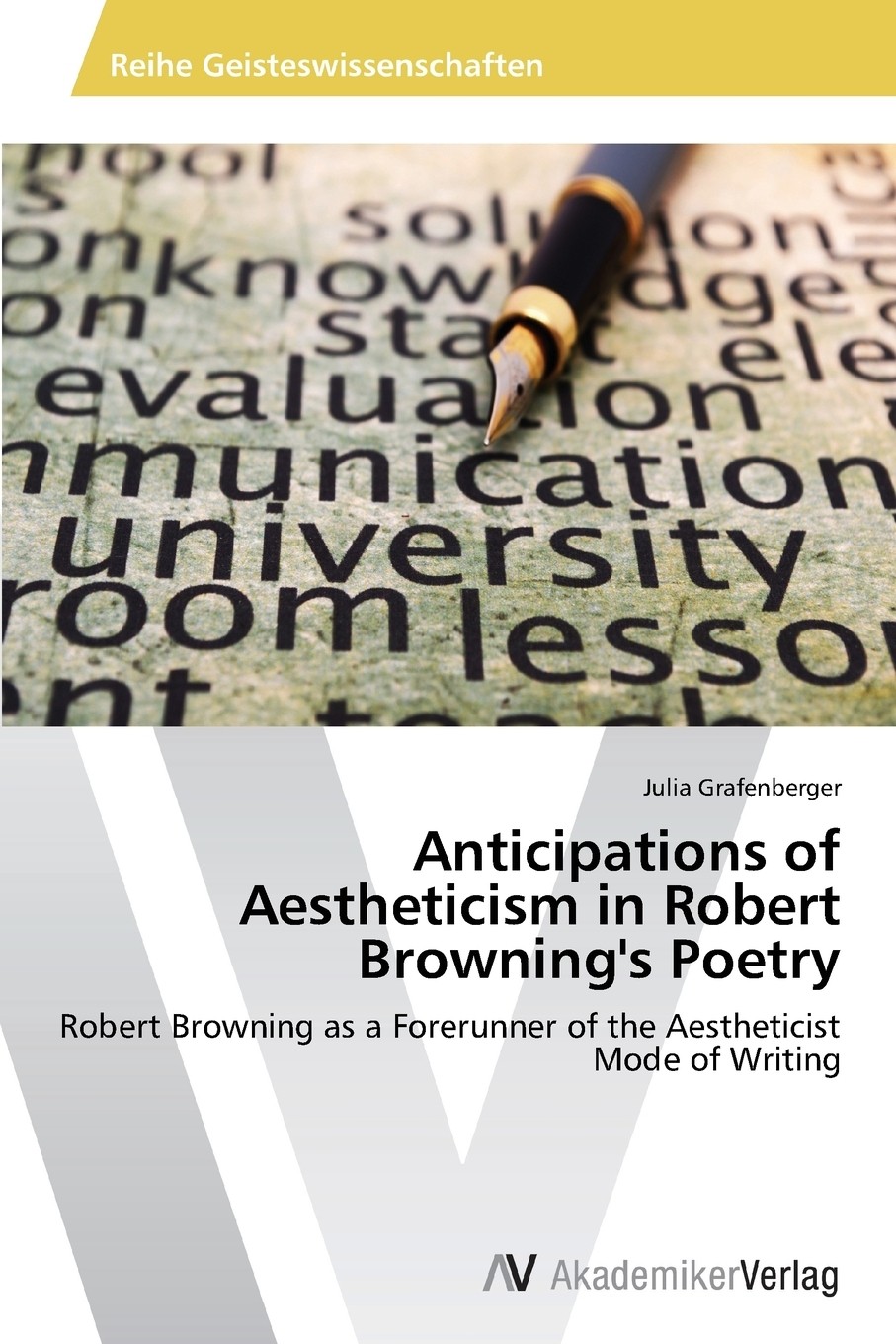 预售 按需印刷anticipations of aestheticism in robert browning s