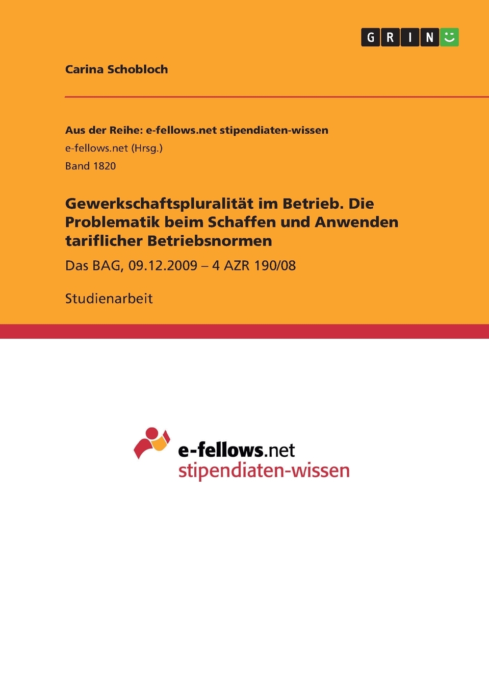 预售按需印刷Gewerkschaftspluralit?t im Betrieb. Die Problematik beim Schaffen und Anwenden tariflicher Betriebsn德语ger