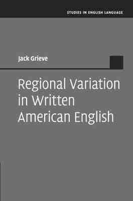 预售 按需印刷Regional Variation in Written American English