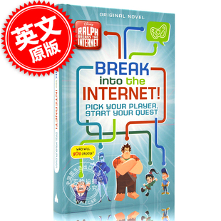 Internet Ralph 大闹互联网 无敌破坏王2 中图 英文原版 益智互动绘本 Breaks Into Break the 迪斯尼动画电影