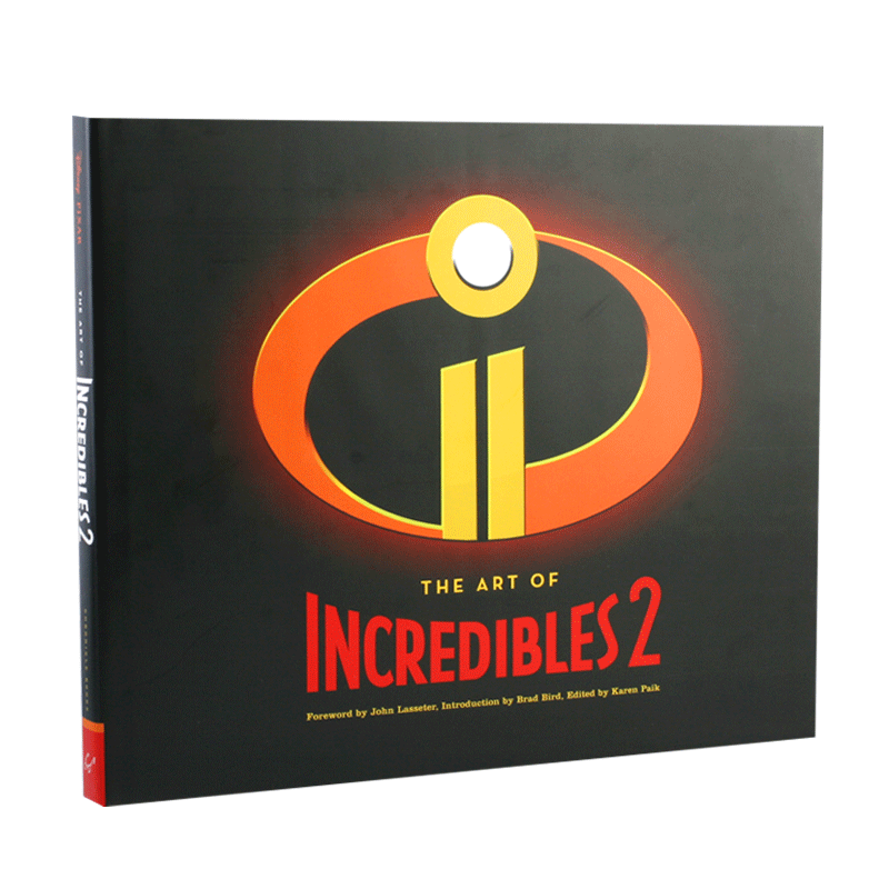 超人总动员2 电影艺术画册设定集 英文原版 The Art of Incredibles 2 迪士尼皮克斯 Disney Pixar 小杰 Jack 帕波 Bob 中图