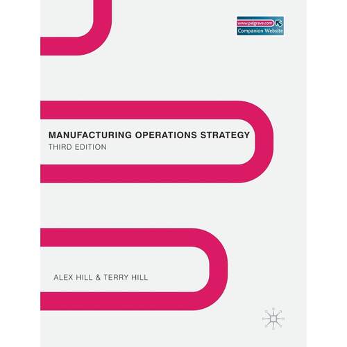 预售 Manufacturing Operations Strategy英文原版 Bloomsbury