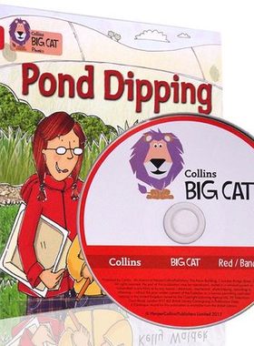 大猫自然拼读法2B collins Big Cat Red B Band 2B带CD 英文原版 红色套装全14册4-6岁儿童学习phonics教材幼儿园阶段分级阅读读物