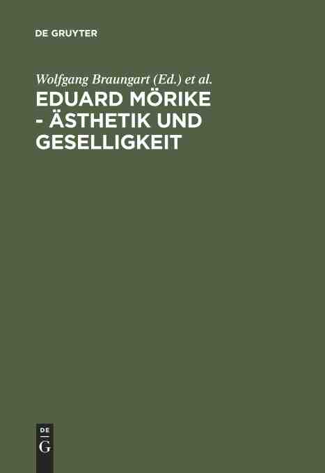 预售按需印刷 Eduard M?rike?sthetik und Geselligkeit-封面