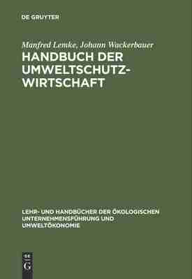 预售 按需印刷 Handbuch der Umweltschutzwirtschaft