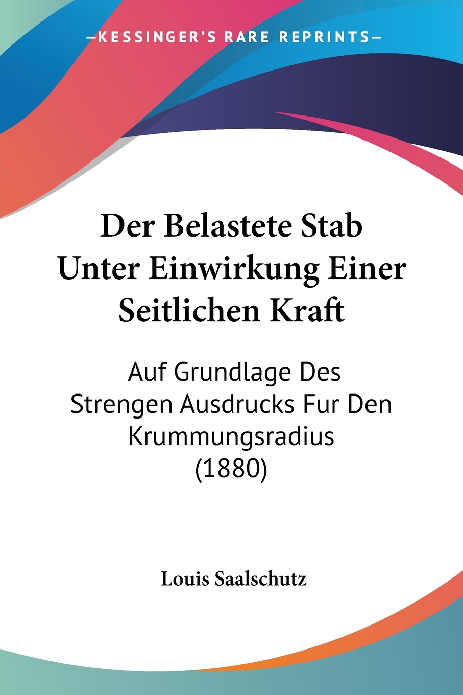 预售 按需印刷Der Belastete Stab Unter Einwirkung Einer Seitlichen Kraft德语ger 书籍/杂志/报纸 原版其它 原图主图