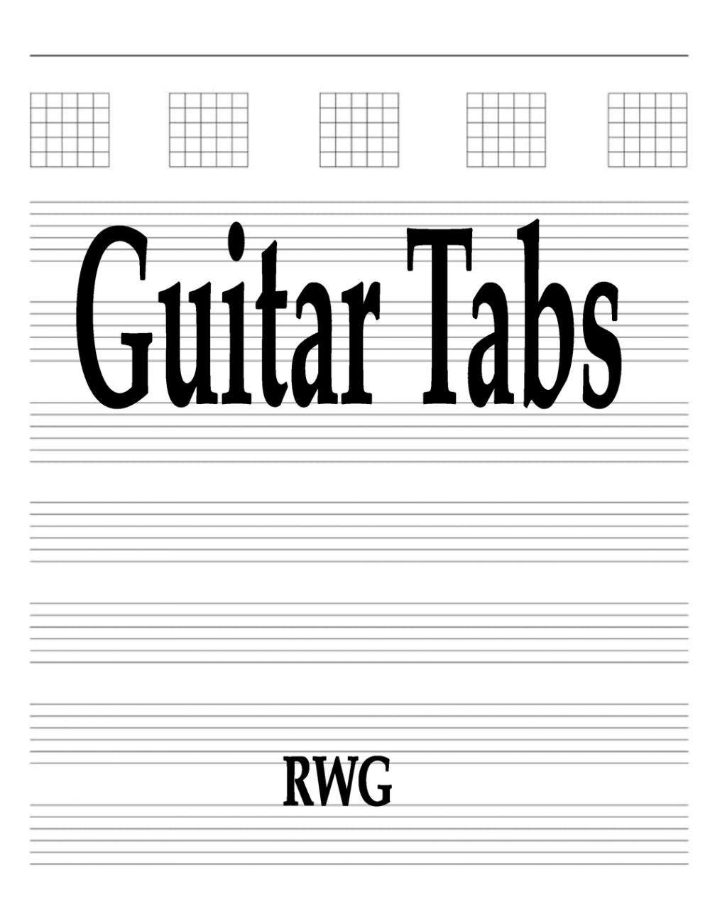 【预售 按需印刷】guitar tabs
