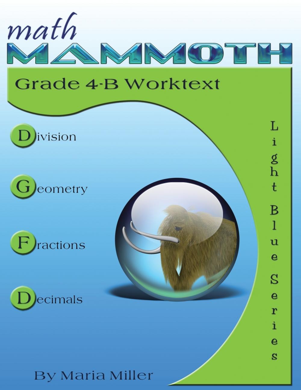 【预售按需印刷】Math Mammoth Grade 4-B Worktext