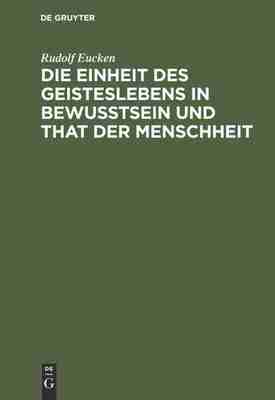 预售 按需印刷 Die Einheit des Geisteslebens in Bewusstsein und That der Menschheit