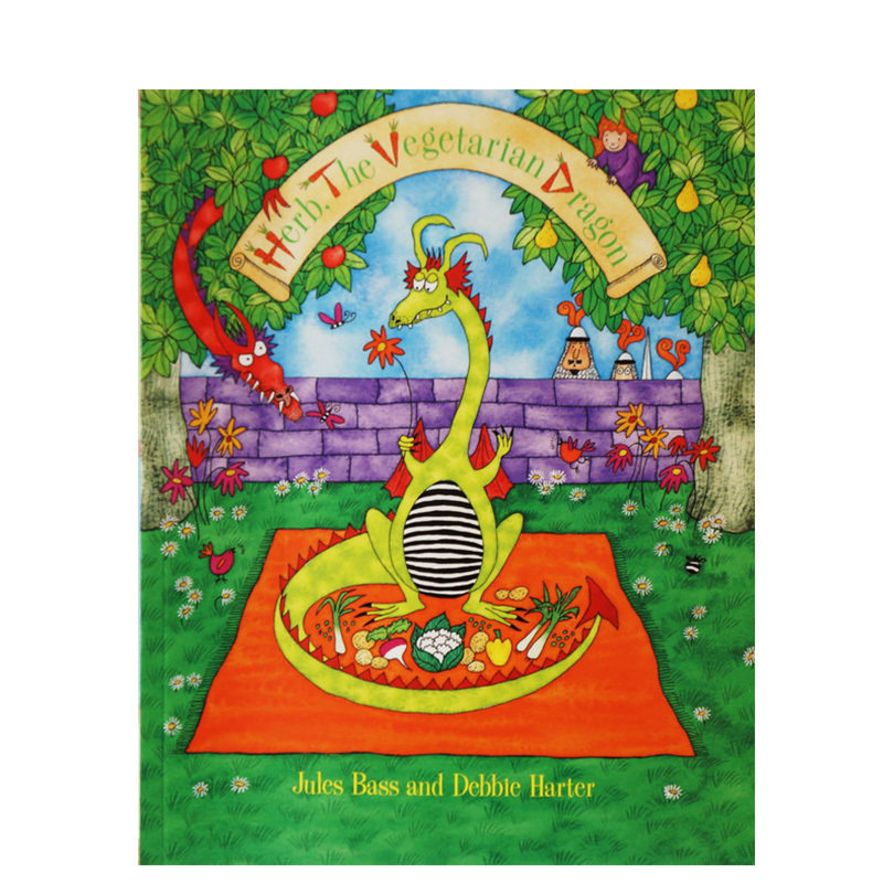 dragon 英文原版 食草龙 儿童绘本 睡前故事 读物 英文读物 英语