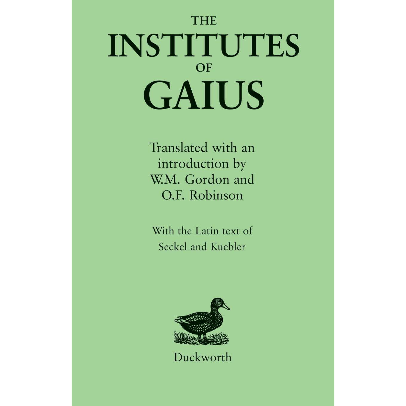 【预售 按需印刷】Institutes of Gaius  The