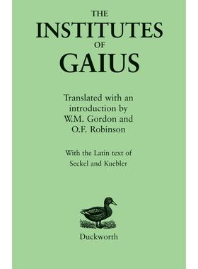 【预售 按需印刷】Institutes of Gaius  The