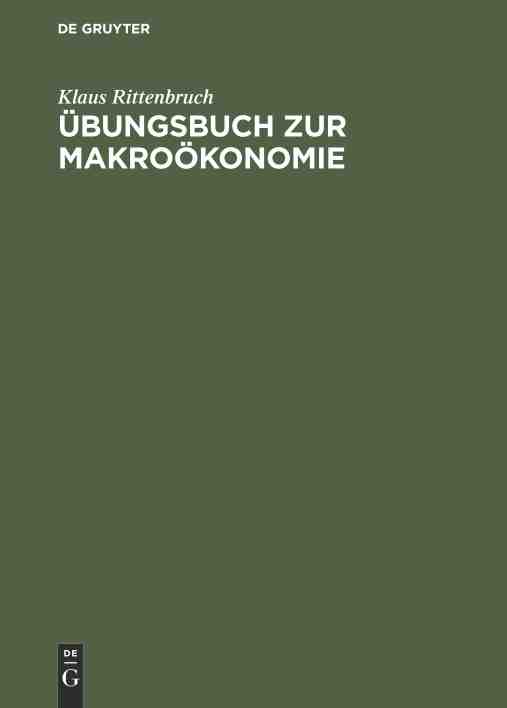 预售按需印刷übungsbuch zur Makro?konomie-封面