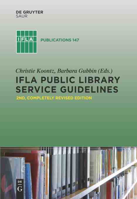 预售按需印刷 IFLA Public Library Service Guidelines-封面