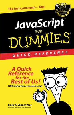 【预售 按需印刷】JavaScript For Dummies Quick Ref