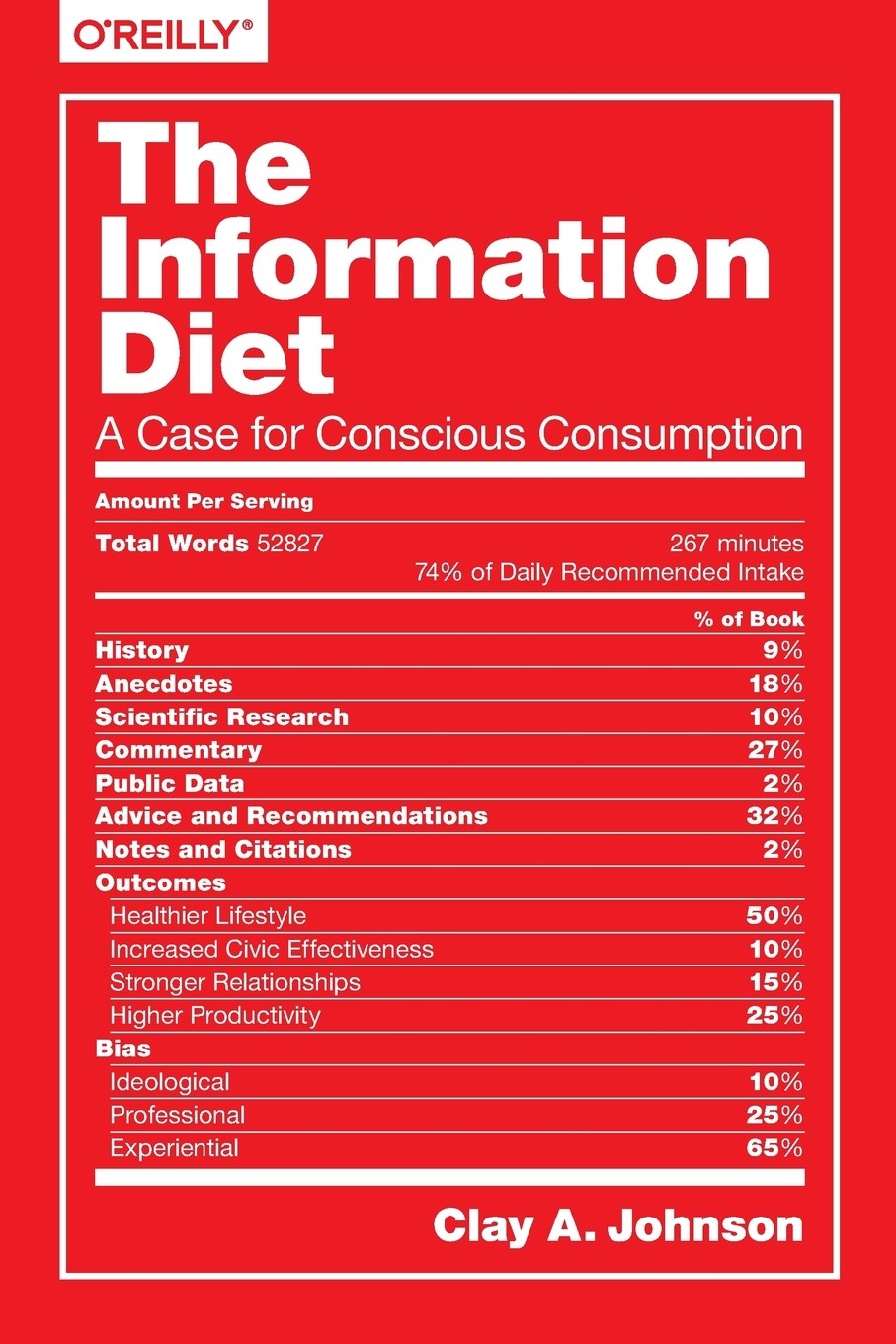 按需印刷the information diet: a case for conscious comsumption