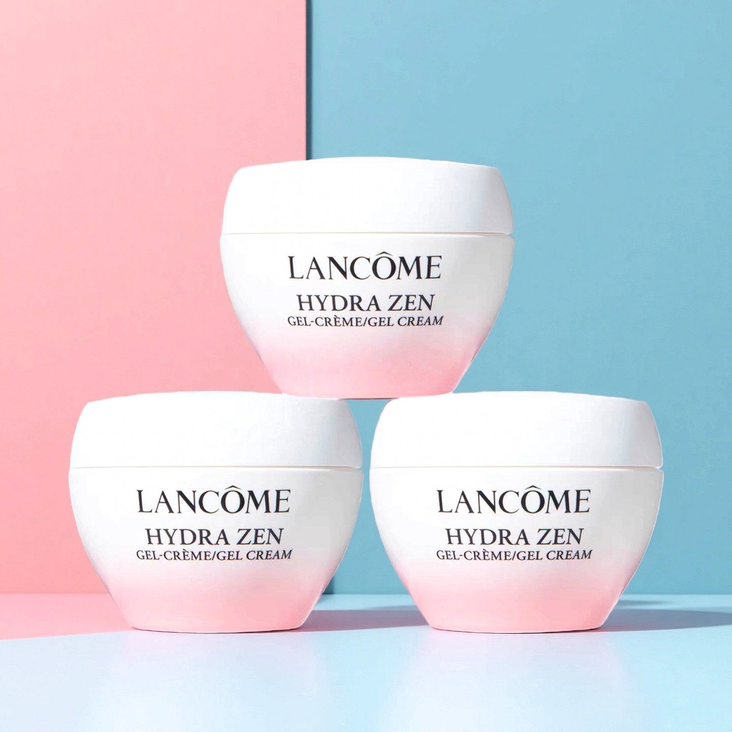 兰蔻水源舒缓面霜凝霜15ml旅行小样 清爽维稳补水滋润保湿粉水霜