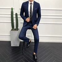 2019 Anh gió 1 mẫu nổ phù hợp với nam 8001P175 - Suit phù hợp áo dài nam