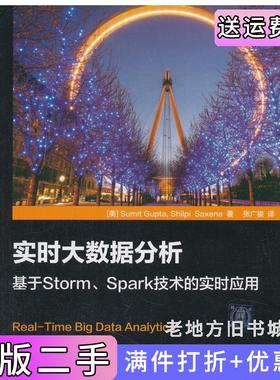 二手正版实时大数据分析——基于Storm、Spark技术的实时应用Sumit清华大学出版社