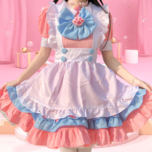 女仆装 超大码 大佬洛丽塔cd变装 男女装 200斤萝莉日系伪娘制服套装
