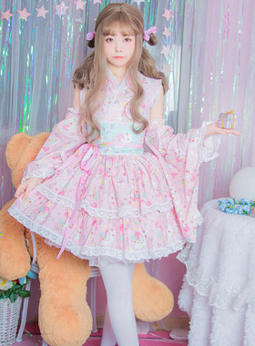 软妹loita女装大佬男伪娘男衣服大码双子座洛丽塔cd变装用品套装