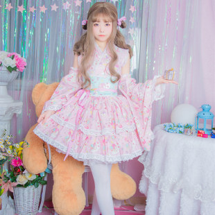 用品套装 双子座洛丽塔cd变装 大佬男伪娘男衣服大码 软妹loita女装