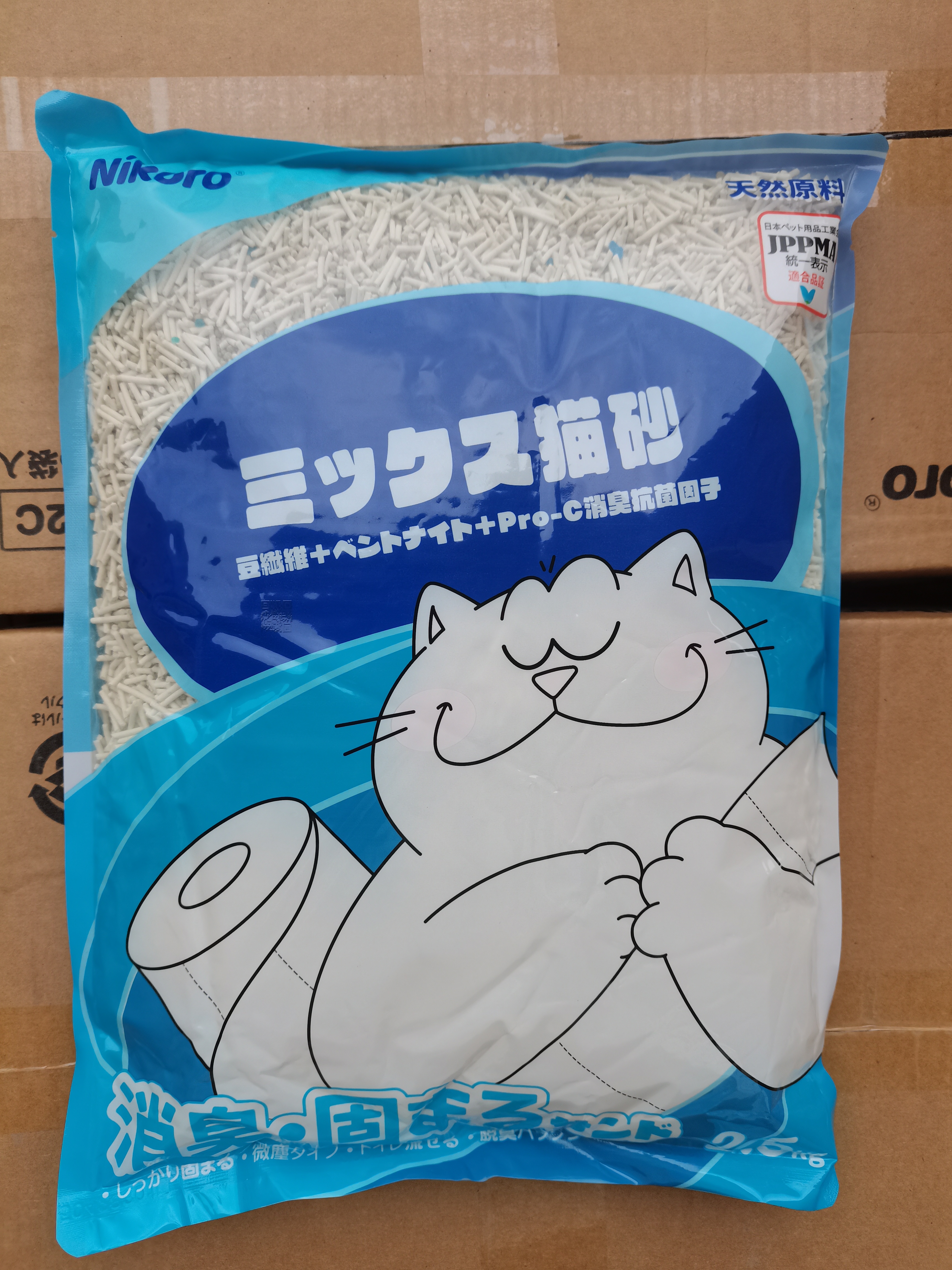 nikoro妮可露混合猫砂活性炭除臭猫沙膨润土豆腐砂樱花可冲厕所6L