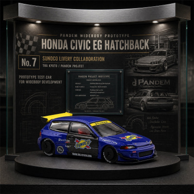 1/64合金PANDEMCivicEG6超跑