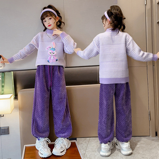 2025春秋冬季女童套装休闲