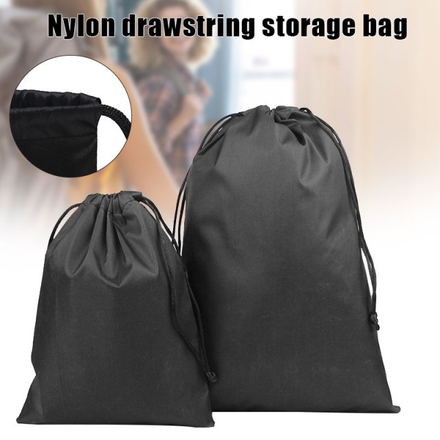 nylon drawstring storage pouch multi-functional bag ditty ba