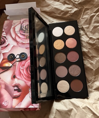 绝版Pat McGrath Mothership VI Divine Rose10色眼影盘7代玫瑰盘