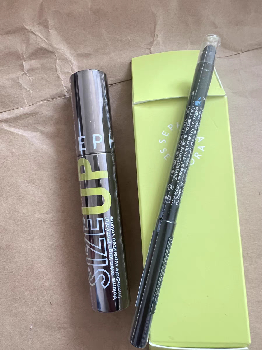 新品丝芙兰SEPHORA防水眼线胶笔眼线笔和SIZE UP睫毛膏