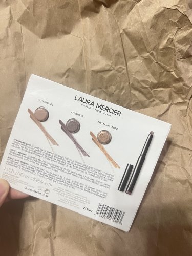 捡漏！海淘Laura Mercier罗拉鱼子酱眼影卧蚕笔Caramel cocoa
