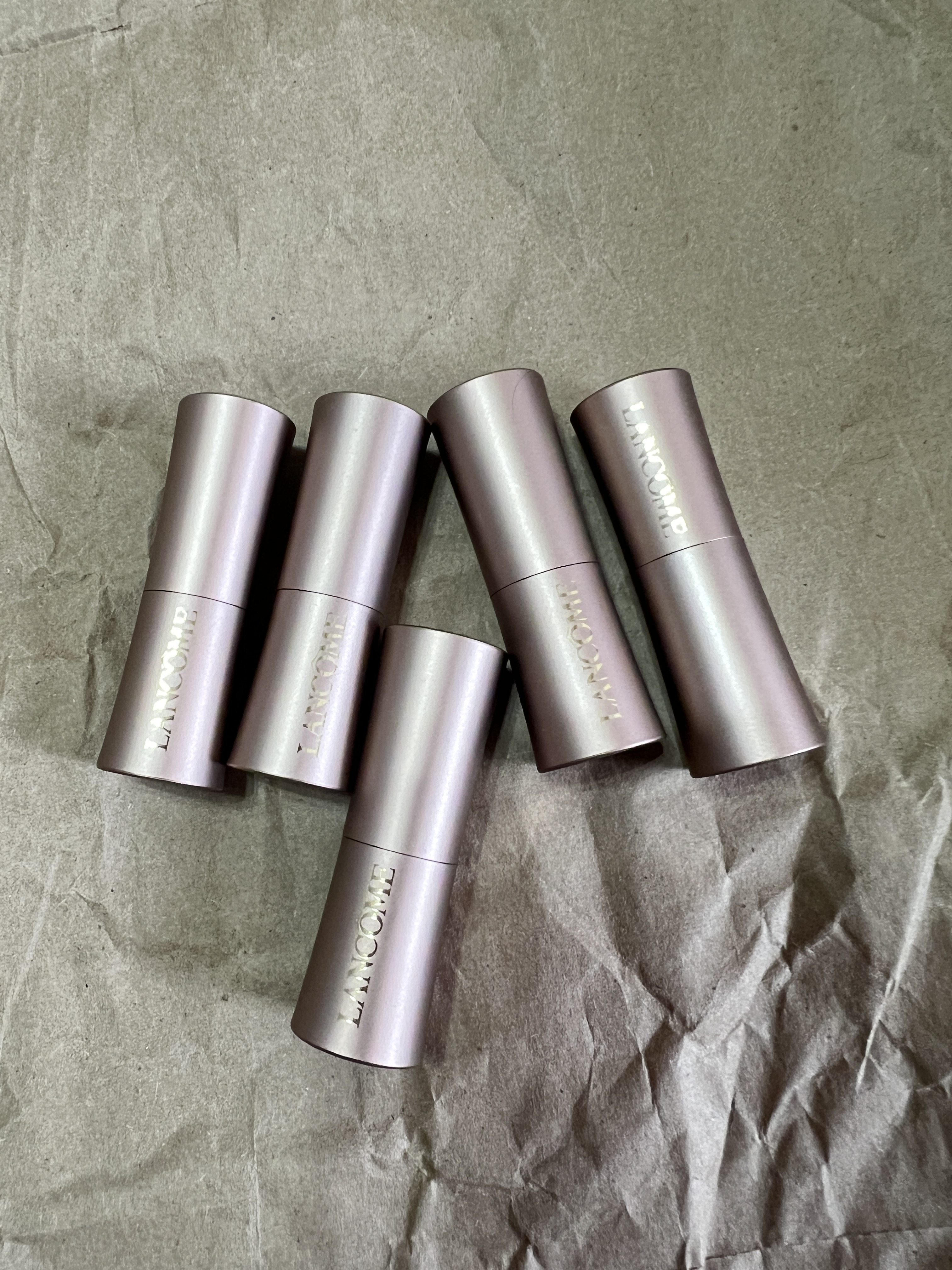 海淘 美版Lancome兰蔻粉金口红274号羊绒奶茶裸唇膏小样1.6g图片