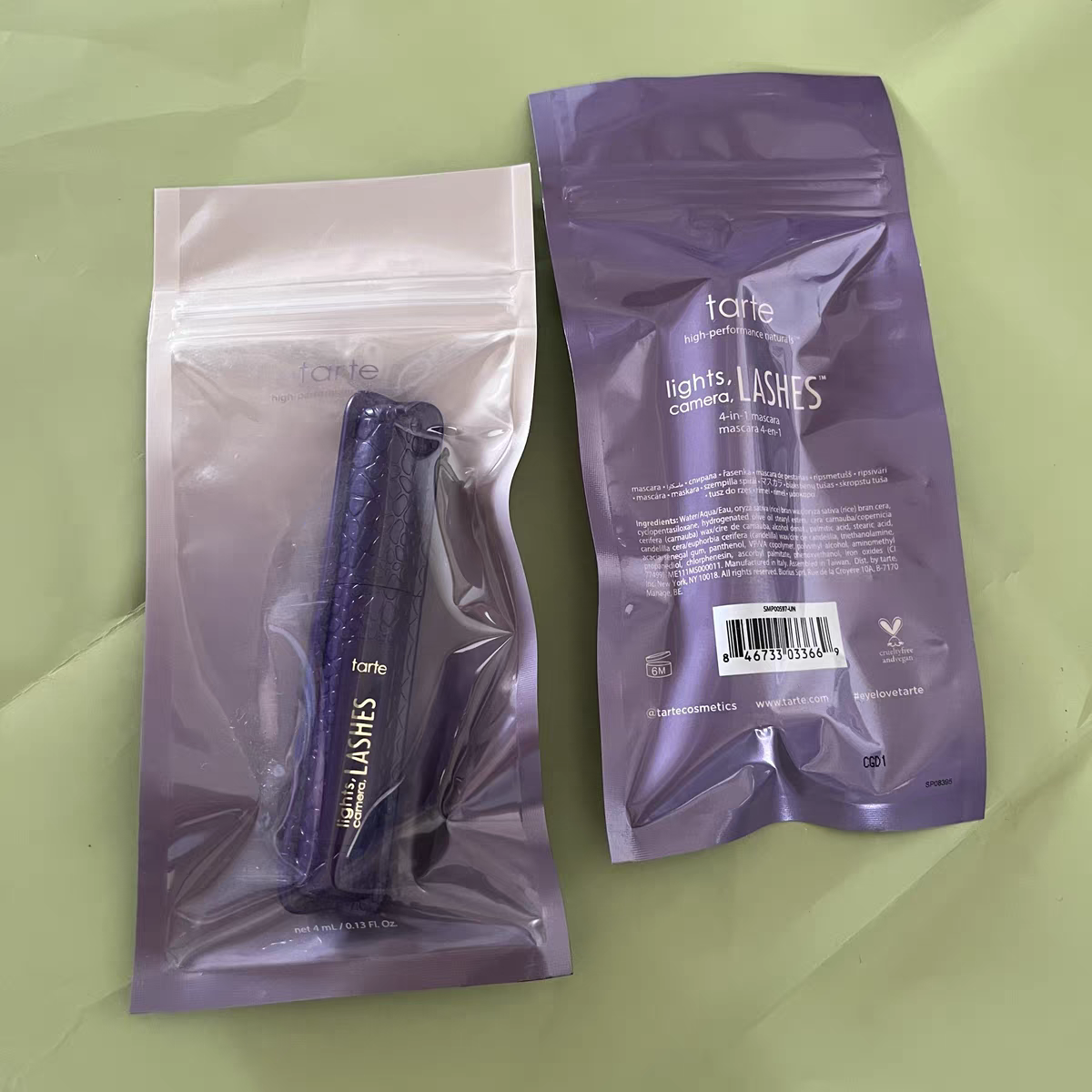 捡漏 Tarte美版上镜焦点4合1光感防水睫毛膏 Tarte睫毛膏小样4ml